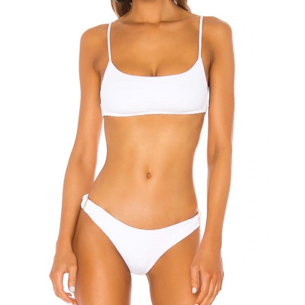 NWT L*space White Piper Bikini Set